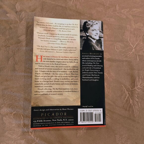 The Red Tent by Anita Diamant, Paperback, Used - Picture 2 of 11